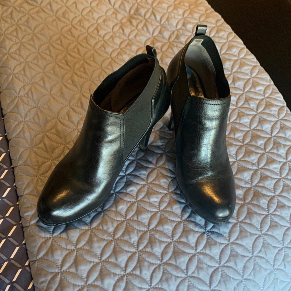 Black leather